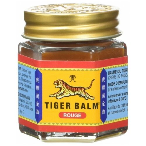 фотография Бальзам Tiger Balm тигровый красный, 21 г, 21 мл, купить за 350 р