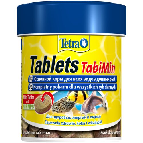 Сухой корм  для  рыб, ракообразных Tetra Tablets TabiMin, 66 мл, 36 г120 шт. в уп. фотография