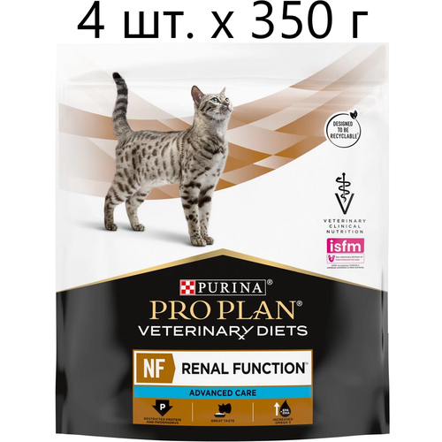 Сухой корм для кошек Purina Pro Plan Veterinary Diets NF Renal Function Advanced Care, при поздней стадии почечной недостаточности, 4 шт. х 350 г фотография