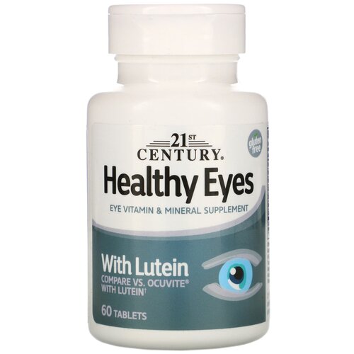 Таблетки 21st Century Healthy Eyes with Lutein, 110 г, 60 шт. фотография