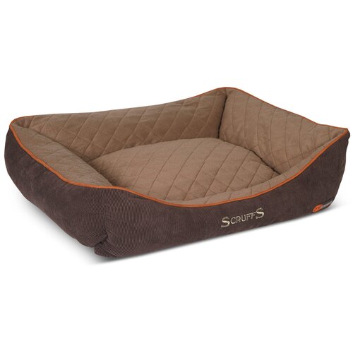 Лежак для собак и кошек Scruffs Thermal Box Bed 75х60х19 см 75 см 60 см коричневый 19 см фотография