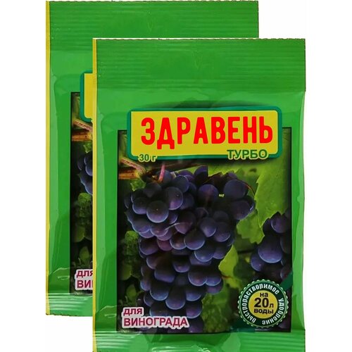 60г Удобрение Здравень Турбо для Винограда, 30г х2шт Ваше Хозяйство фотография