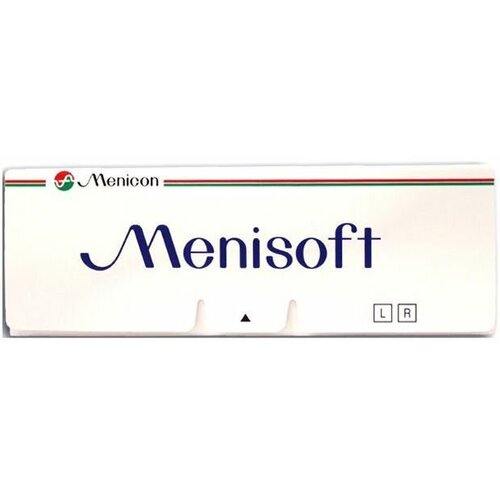 Контактные линзы Menicon Menisoft, 3 шт., R 8,6, D -3,5, прозрачный, 1 уп. фотография