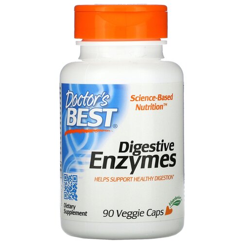 Капсулы Doctor's Best Digestive Enzymes, 80 г, 90 шт. фотография