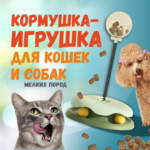 фотография Игрушка-кормушка неваляшка для кошек и собак мелких пород, купить за 729 р