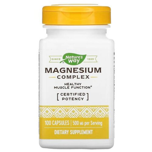 Капсулы Nature's Way Magnesium Complex, 160 г, 100 шт. фотография