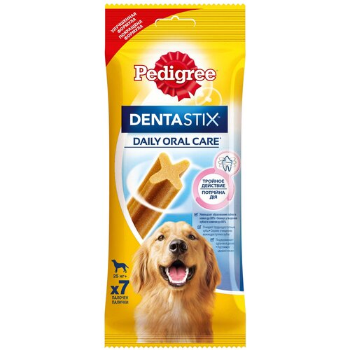 Лакомство для собак Pedigree Denta Stix для крупных пород, 270 г фотография