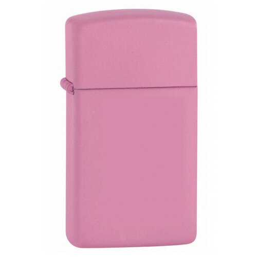 Zippo Slim зажигалка бензиновая Pink Matte 1 шт. 42 г фотография