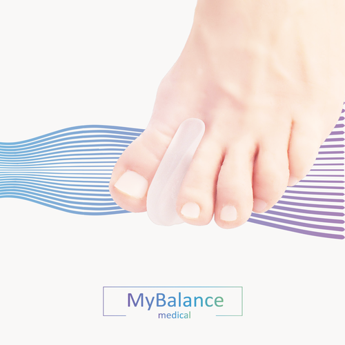 Силиконовый выпрямитель большого пальца ноги MyBalance, размер L фотография