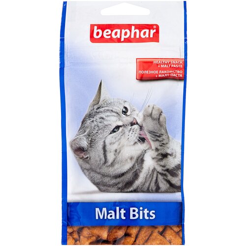 Кормовая добавка Beaphar Malt Bits для кошек , 75 шт. в уп. фотография