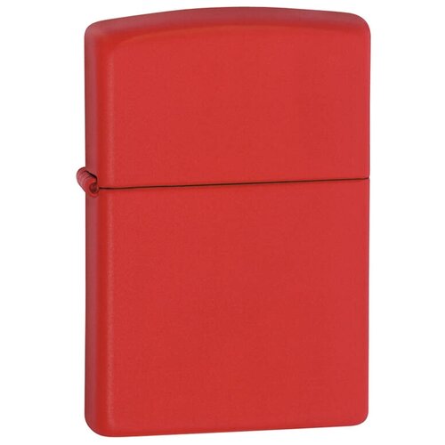 Zippo Classic зажигалка бензиновая red matte 1 шт. 60 мл 57 г фотография