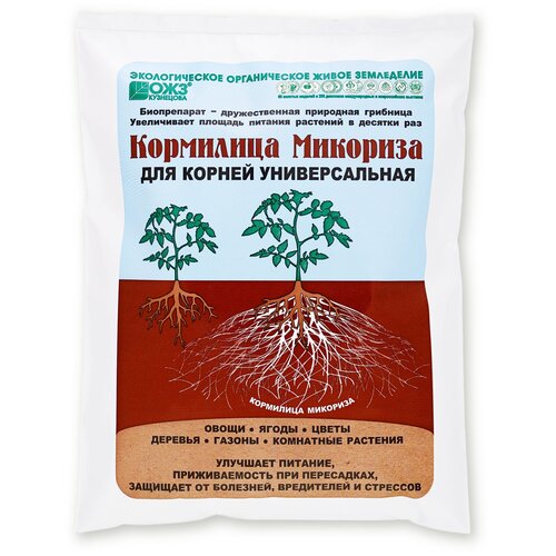 Удобрение БашИнком Торф с микоризной грибницей БашИнком Кормилица Микориза для корней универсальная, 1 л, 1 уп. фотография