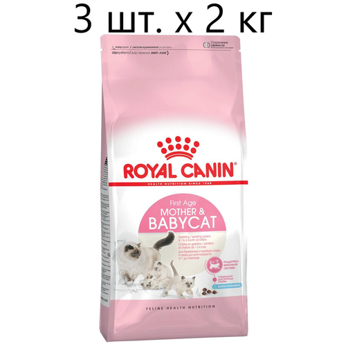 Сухой корм для беременных и кормящих кошек, для котят Royal Canin Mother&Babycat, 3 шт. х 2 кг фотография