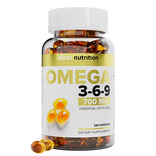 Капсулы aTech Nutrition Omega 3-6-9, 240 шт. фотография