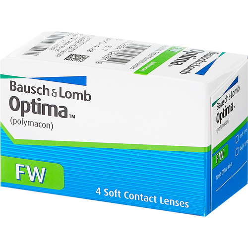 Контактные линзы Bausch & Lomb Optima FW, 4 шт., R 8,7, D -2,5 фотография