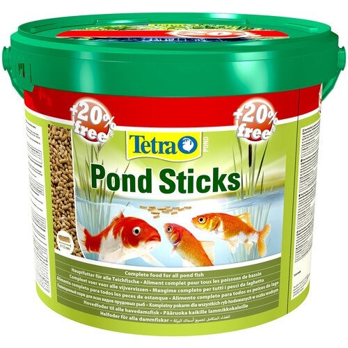 Корм Tetra Pond Sticks для прудовых рыб в палочках 12 л фотография