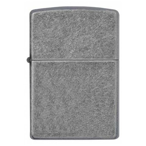 Zippo Classic зажигалка бензиновая Standard Antique Silver Plate 1 шт. 56.7 г фотография