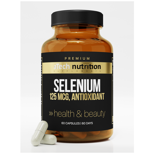 Капсулы aTech Nutrition Premium Selenium, 0.5 г, 60 шт. фотография