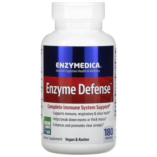 Капсулы Enzymedica Enzyme Defense, 140 г, 140 мл, 180 шт. фотография