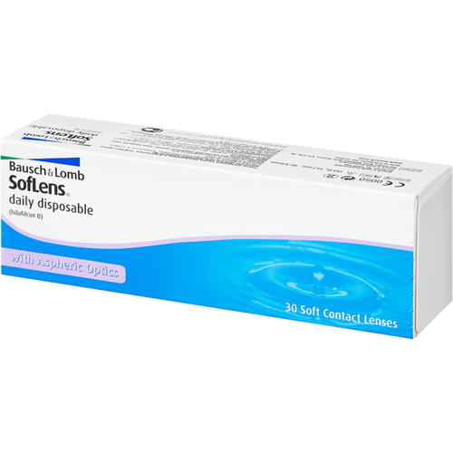 Контактные линзы Bausch & Lomb Soflens Daily Disposable, 30 шт., R 8,6, D -3,75 фотография