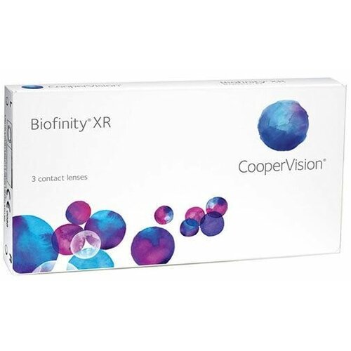 Контактные линзы CooperVision Biofinity XR, 3 шт., R 8,6, D -13, прозрачный, 1 уп. фотография