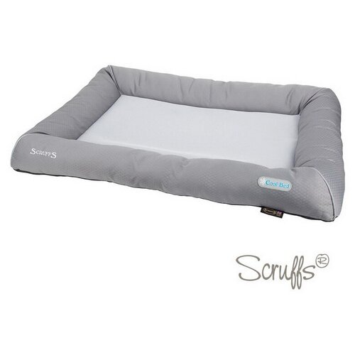 Лежак для собак и кошек Scruffs Cool Bed  охлаждающий 90х60х12 см 90 см 60 см серый 12 см фотография