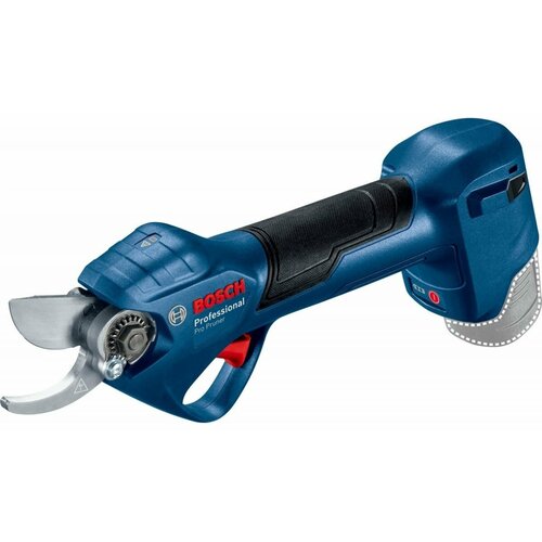 Секатор аккумуляторный BOSCH Pro Pruner 06019K1020, 3 А·ч, 12 В,  с АКБ , без АКБ, синий фотография