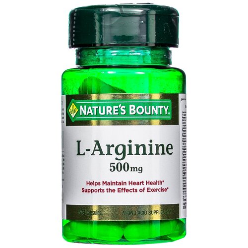 L-Arginine капс., 500 мг, 120 г, 50 шт. фотография