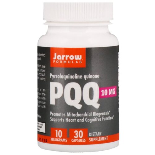 Капсулы Jarrow Formulas PQQ (пирролохинолинхинон), 30 г, 10 мг, 30 шт. фотография