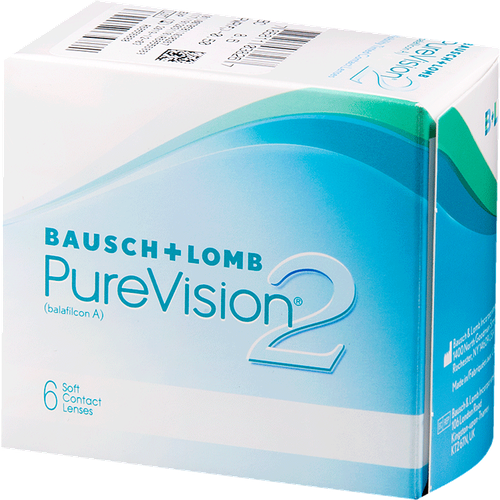 Контактные линзы Bausch & Lomb PureVision 2 HD., 6 шт., R 8,6, D -3 фотография