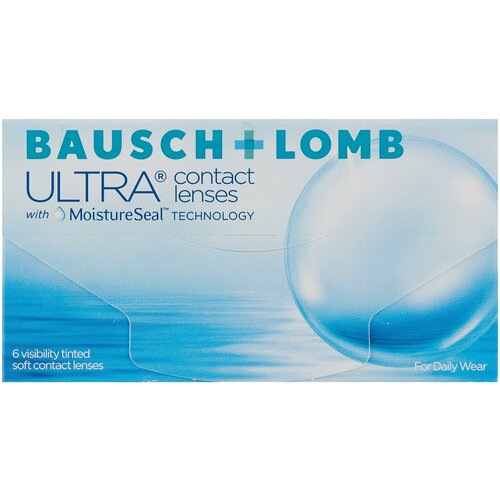 Контактные линзы Bausch & Lomb Ultra, 6 шт., R 8,5, D -4,75, 1 уп. фотография