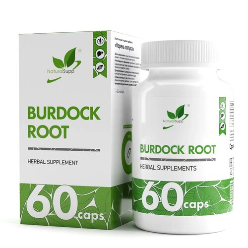 Экстракт NaturalSupp Burdock Root, 0.5 г, 60 шт. фотография