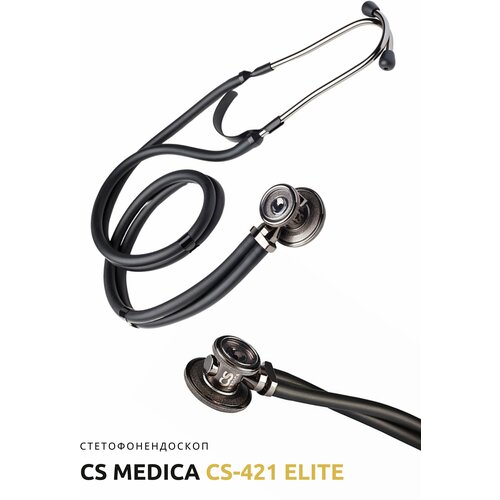 фотография Стетофонендоскоп CS Medica CS-421 Elite, черный, купить за 1860 р