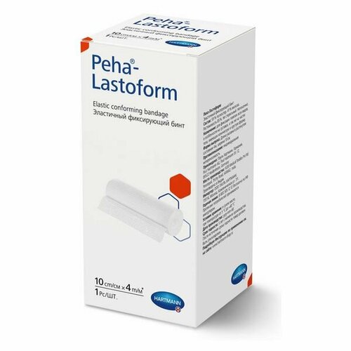 Peha-Lastoform бинт эластичный фиксирующий 10 см х 4 м фотография