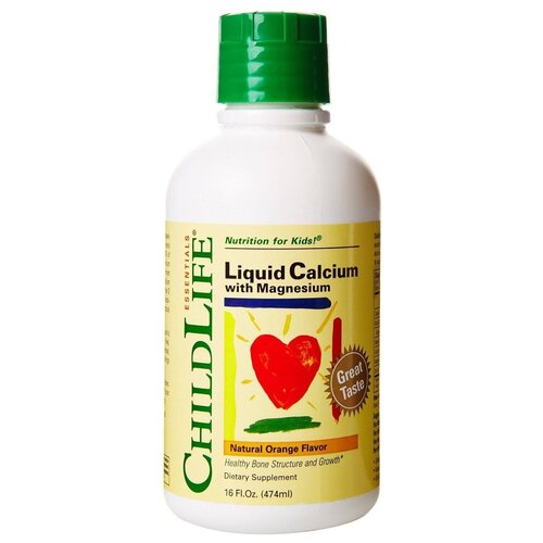 Liquid Calcium with Magnesium фл., 474 мл, 600 г, апельсин фотография