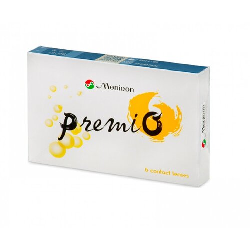 Контактные линзы Menicon PremiO, 6 шт., R 8,6, D +5, 1 уп. фотография