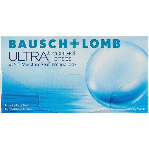 Контактные линзы Bausch & Lomb Ultra, 6 шт., R 8,5, D -2, 1 уп. фотография