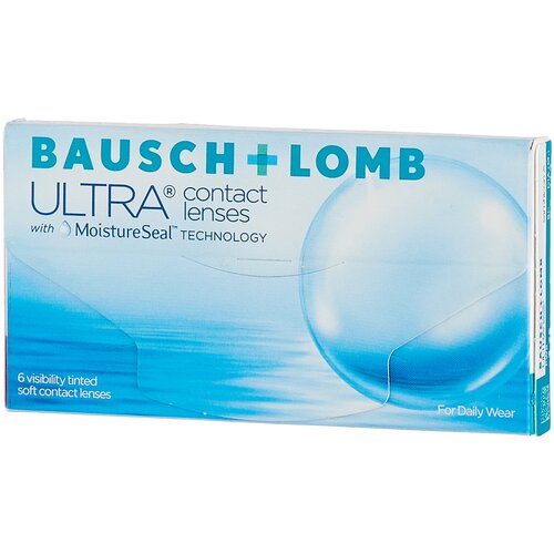 Контактные линзы Bausch & Lomb Ultra, 6 шт., R 8,5, D -3,75, 1 уп. фотография