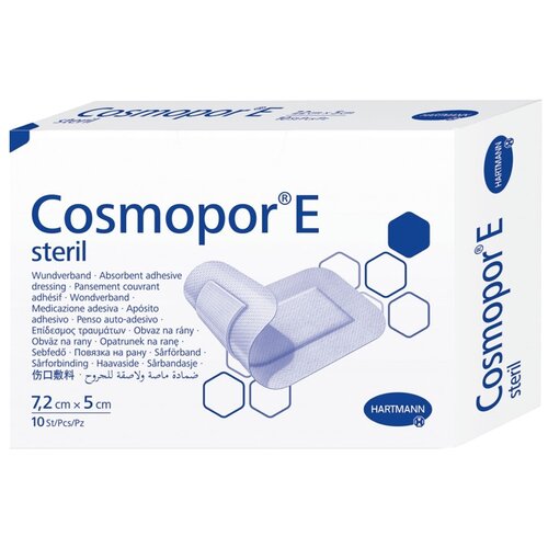 Hartmann Cosmopor Е повязка самоклеящаяся стерильная, 7.2х5 см, 10 шт. фотография