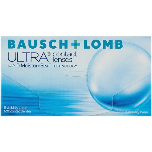 Контактные линзы Bausch & Lomb Ultra, 6 шт., R 8,5, D -2,25, 1 уп. фотография