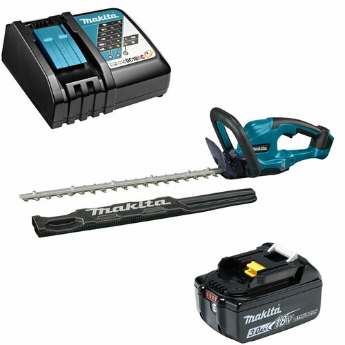 Кусторез аккумуляторный LXT 18В - 50см, акк 3Ач и з/у, Makita DUH507F001 фотография