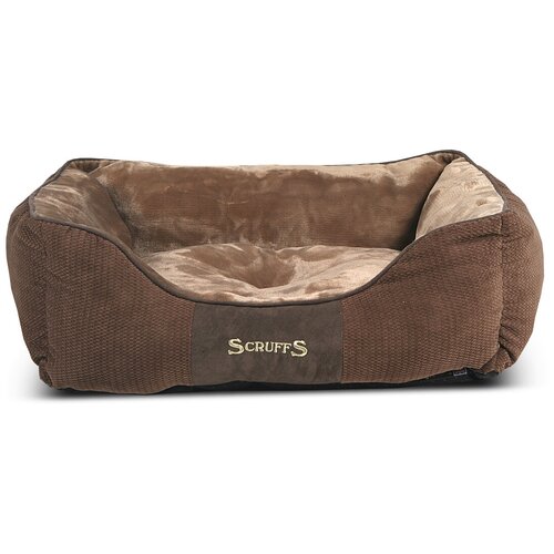 Лежак для собак и кошек Scruffs Chester Box Bed 50х40х13 см 50 см 40 см коричневый 13 см фотография