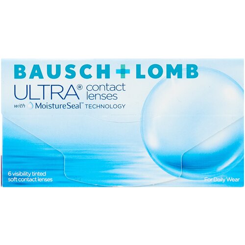 Контактные линзы Bausch & Lomb Ultra, 6 шт., R 8,5, D -0,5, 1 уп. фотография