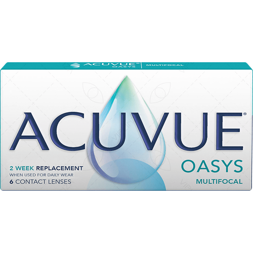 Контактные линзы ACUVUE Oasys Multifocal, 6 шт., R 8,4, D +1, ADD: высокая фотография