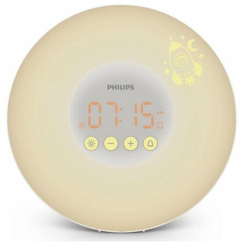 Световой будильник Philips Wake-up Light Kids HF3503/01, белый фотография