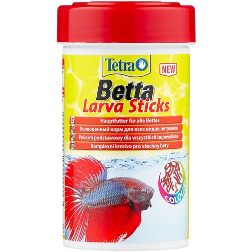 Сухой корм  для  рыб, рептилий, ракообразных Tetra Betta LarvaSticks, 100 мл, 33 г фотография