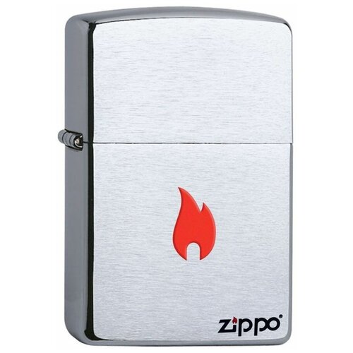 Zippo Classic зажигалка бензиновая Brushed Chrome  60 мл 56.7 г фотография