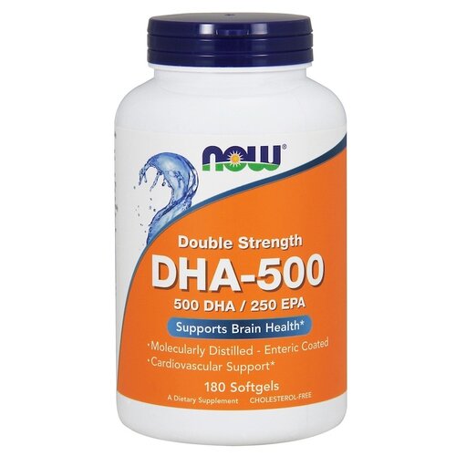 DHA-500 капс., 500 мг, 290 г, 180 шт. фотография