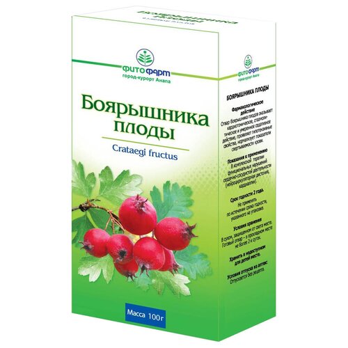 ФИТОФАРМ плоды Боярышника, 100 г фотография