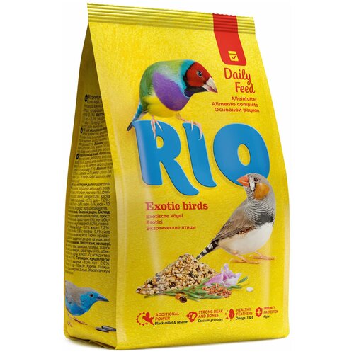 RIO корм Daily feed для экзотических птиц, 500 г фотография